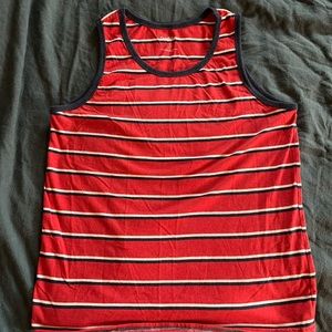 Goodfellow Red Striped Tank